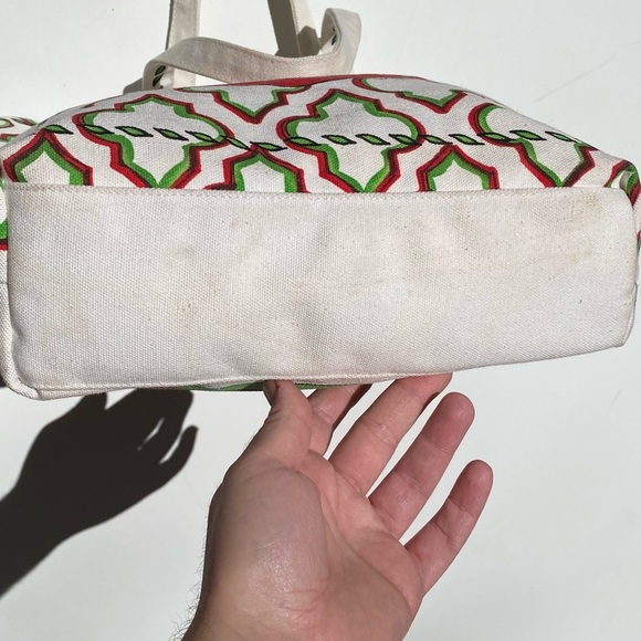 BRIGHTON Joy Christmas Themed Canvas tote Bag - Picture 6 of 12